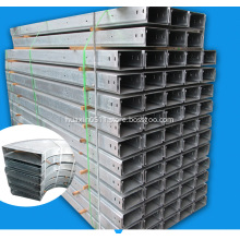 Galvanizing perforated cable tray